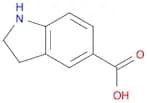 1H-Indole-5-carboxylic acid, 2,3-dihydro-