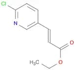 2-Propenoic acid, 3-(6-chloro-3-pyridinyl)-, ethyl ester, (2E)-