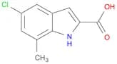 1H-Indole-2-carboxylic acid, 5-chloro-7-methyl-