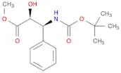 Benzenepropanoic acid, β-[[(1,1-dimethylethoxy)carbonyl]amino]-α-hydroxy-, methyl ester, (αS,βS)-