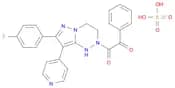 1-(7-(4-Fluorophenyl)-8-(pyridin-4-yl)-3,4-dihydropyrazolo[5,1-c][1,2,4]triazin-2(1H)-yl)-2-phenyl…