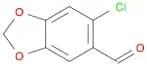 1,3-Benzodioxole-5-carboxaldehyde, 6-chloro-