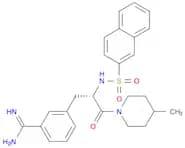 Benzenecarboximidamide, 3-[(2S)-3-(4-methyl-1-piperidinyl)-2-[(2-naphthalenylsulfonyl)amino]-3-oxo…