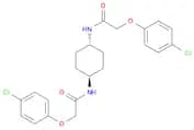Acetamide, N,N'-trans-1,4-cyclohexanediylbis[2-(4-chlorophenoxy)-