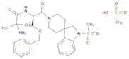 Propanamide, 2-amino-N-[(1R)-2-[1,2-dihydro-1-(methylsulfonyl)spiro[3H-indole-3,4'-piperidin]-1'-y…