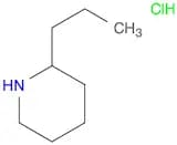 Piperidine, 2-propyl-, hydrochloride (1:1)