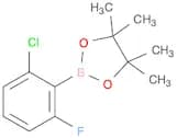 1,​3,​2-​Dioxaborolane, 2-​(2-​chloro-​6-​fluorophenyl)​-​4,​4,​5,​5-​tetramethyl-