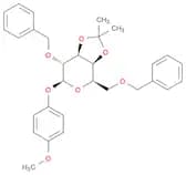 β-D-Galactopyranoside, 4-methoxyphenyl 3,4-O-(1-methylethylidene)-2,6-bis-O-(phenylmethyl)-