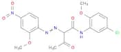 Butanamide, N-(5-chloro-2-methoxyphenyl)-2-[2-(2-methoxy-4-nitrophenyl)diazenyl]-3-oxo-