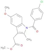 1H-Indole-3-acetic acid, 1-(4-chlorobenzoyl)-5-methoxy-2-methyl-, methyl ester