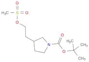 1-Pyrrolidinecarboxylic acid, 3-[2-[(methylsulfonyl)oxy]ethyl]-, 1,1-dimethylethyl ester