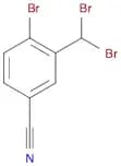Benzonitrile, 4-bromo-3-(dibromomethyl)-