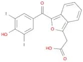 2-Benzofuranacetic acid, 3-(4-hydroxy-3,5-diiodobenzoyl)-