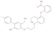 Benzoic acid, 2-[3-[3-[(5-ethyl-4'-fluoro-2-hydroxy[1,1'-biphenyl]-4-yl)oxy]propoxy]-2-propylpheno…