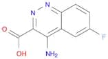 3-Cinnolinecarboxylic acid, 4-amino-6-fluoro-