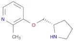 2-methyl-3-{[(2S)-pyrrolidin-2-yl]methoxy}pyridine