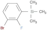 Benzene, 1-bromo-2-fluoro-3-(trimethylsilyl)-