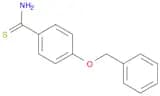 Benzenecarbothioamide, 4-(phenylmethoxy)-