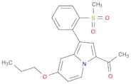 Ethanone, 1-[1-[2-(methylsulfonyl)phenyl]-7-propoxy-3-indolizinyl]-