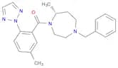 (R)-(4-Benzyl-7-methyl-1,4-diazepan-1-yl)(5-methyl-2-(2H-1,2,3-triazol-2-yl)phenyl)methanone