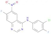 4-Quinazolinamine, N-(3-chloro-4-fluorophenyl)-7-fluoro-6-nitro-