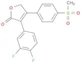 2(5H)-Furanone, 3-(3,4-difluorophenyl)-4-[4-(methylsulfonyl)phenyl]-