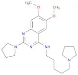 4-Quinazolinamine, 6,7-dimethoxy-2-(1-pyrrolidinyl)-N-[5-(1-pyrrolidinyl)pentyl]-
