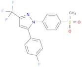 1H-Pyrazole, 5-(4-fluorophenyl)-1-[4-(methylsulfonyl)phenyl]-3-(trifluoromethyl)-