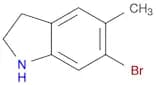 1H-Indole, 6-bromo-2,3-dihydro-5-methyl-