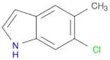 1H-Indole, 6-chloro-5-methyl-