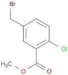 Benzoic acid, 5-(bromomethyl)-2-chloro-, methyl ester