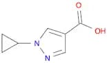 1H-Pyrazole-4-carboxylic acid, 1-cyclopropyl-