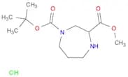 1-tert-butyl 3-methyl 1,4-diazepane-1,3-dicarboxylate hydrochloride