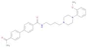 [1,1'-Biphenyl]-4-carboxamide, 4'-acetyl-N-[4-[4-(2-methoxyphenyl)-1-piperazinyl]butyl]-