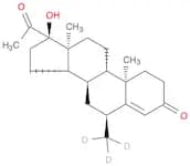 Pregn-4-ene-3,20-dione, 17-hydroxy-6-(methyl-d3)-, (6α)-