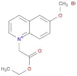 Quinolinium, 1-(2-ethoxy-2-oxoethyl)-6-methoxy-, bromide (1:1)