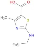 5-THIAZOLECARBOXYLIC ACID, 2-(ETHYLAMINO)-4-METHYL-