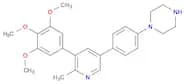 Piperazine, 1-[4-[6-methyl-5-(3,4,5-trimethoxyphenyl)-3-pyridinyl]phenyl]-