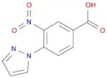 3-Nitro-4-(1h-pyrazol-1-yl)benzoic acid