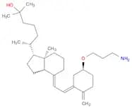 1H-Indene-1-pentanol, 4-[(2Z)-2-[(5S)-5-(3-aminopropoxy)-2-methylenecyclohexylidene]ethylidene]oct…