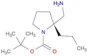 1-Pyrrolidinecarboxylic acid, 2-(aminomethyl)-2-propyl-, 1,1-dimethylethyl ester, (2R)-