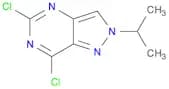 2H-Pyrazolo[4,3-d]pyrimidine, 5,7-dichloro-2-(1-methylethyl)-