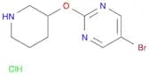 5-Bromo-2-(piperidin-3-yloxy)pyrimidine hydrochloride