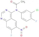 N-(3-Chloro-4-fluorophenyl)-N-(7-fluoro-6-nitroquinazolin-4-yl)acetamide
