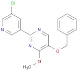 5-Benzyloxy-2-(5-chloro-pyridin-3-yl)-4-methoxy-pyrimidine