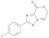 1,2,4-Oxadiazole-5-carboxylic acid, 3-(4-chlorophenyl)-, ethyl ester