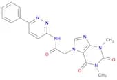 7H-PURINE-7-ACETAMIDE, 1,2,3,6-TETRAHYDRO-1,3-DIMETHYL-2,6-DIOXO-N-(6-PHENYL-3-PYRIDAZINYL)-