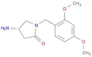 (4S)-4-amino-1-[(2,4-dimethoxyphenyl)methyl]pyrrolidin-2-one