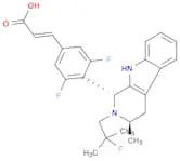 2-Propenoic acid, 3-[3,5-difluoro-4-[(1R,3R)-2-(2-fluoro-2-methylpropyl)-2,3,4,9-tetrahydro-3-meth…