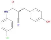 N-(4-chlorophenyl)-2-cyano-3-(4-hydroxyphenyl)prop-2-enamide